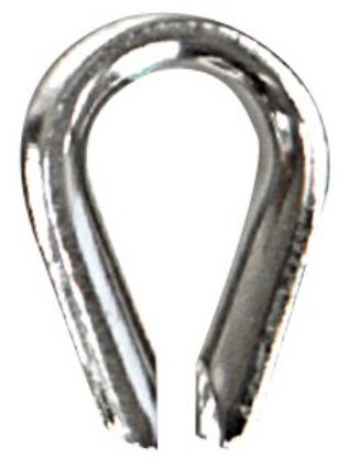 WHITECAP IND S.S. WIRE ROPE THIMBLE - 3/8' - S4084P