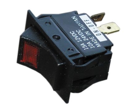 WHITECAP IND BLACK ROCKER SWITCH (MOM. ON/OFF/MO - S8046C