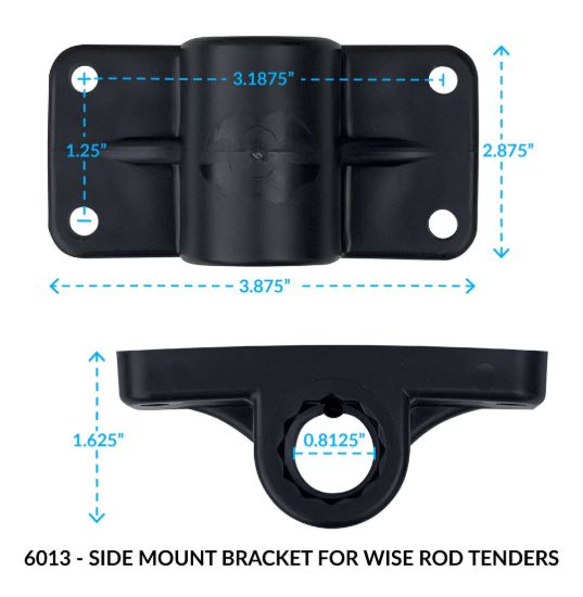 WISE SEATING ROD HOLDER SIDE MOUNT - 6013