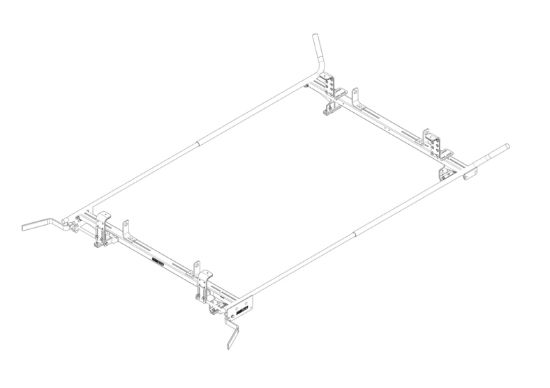 WEATHERGUARD QUICK CLAMP RACK DOUBLE 60 - 224303