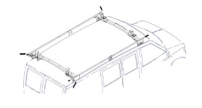 WEATHERGUARD QUICK CLAMP RACK - 234301