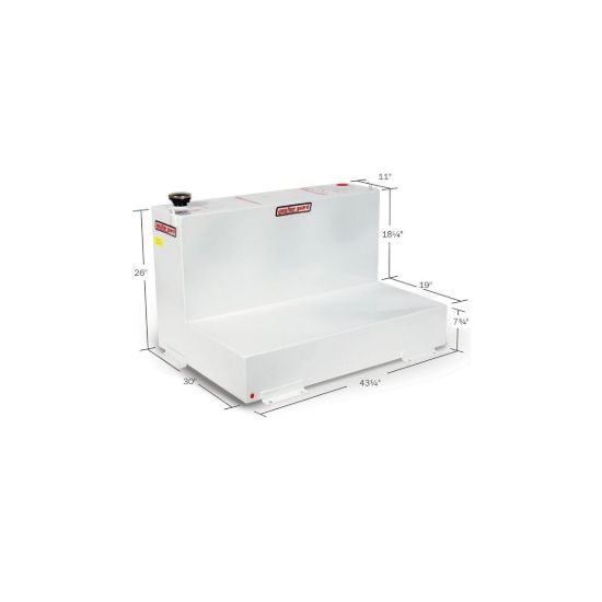 WEATHERGUARD TRANSFER TANK L-SHAPE 75GAL WHITE - 352302