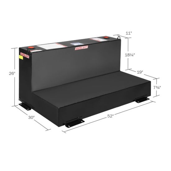 WEATHERGUARD TRANSFER TANK L-SHAPE 90GAL BLACK - 354502