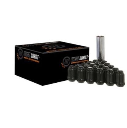 WC WHEEL ACC 1/2 SPLINE BLK CLSD 5 LUG - W55012SB