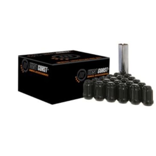 WC WHEEL ACC 1/2 SPLINE BLK CLSD 5 LUG - W55012SB