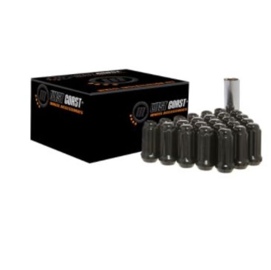 WC WHEEL ACC 9/16 SPLN BLK CLSD 8 LUG - W5896STB