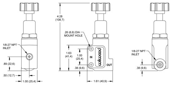 WILWOOD PROPORTIONING VALVE KNOB - 2608419