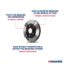 WAGNER BRAKE BRAKE ROTOR - BD126253E