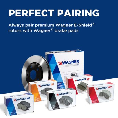 WAGNER BRAKE BRAKE ROTOR - BD126358E