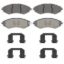 WAGNER BRAKE CERAMIC DISC PAD SET - OEX1035