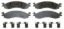 WAGNER BRAKE WAGNER OEX DISC PAD  SET - OEX1158