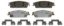 WAGNER BRAKE WAGNER OEX DISC PAD  SET - OEX1194