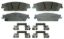 WAGNER BRAKE BRAKE PADS - OEX1707