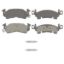 WAGNER BRAKE PREMIUM CERAMIC DISC PAD - OEX52