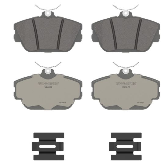WAGNER BRAKE PREMIUM CERAMIC DISC PAD - OEX598