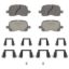 WAGNER BRAKE PREMIUM CERAMIC DISC PAD - OEX741