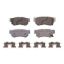 WAGNER BRAKE CERAMIC DISC PAD SET - OEX813
