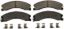 WAGNER BRAKE SEVEREDUTY DISC PAD SET - SX1411