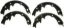 WAGNER BRAKE RIVETED BRAKE SHOE - Z280R