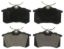 WAGNER BRAKE NAO BRAKE PADS - ZD1017