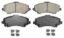 WAGNER BRAKE CERAMIC BRAKE PADS - ZD1273
