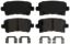 WAGNER BRAKE CERAMIC BRAKE PADS - ZD1430