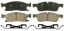 WAGNER BRAKE CERAMIC BRAKE PADS - ZD1455