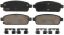 WAGNER BRAKE CERAMIC BRAKE PADS - ZD1468