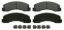 WAGNER BRAKE BRAKE PADS - ZD2087