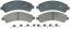WAGNER BRAKE CERAMIC BRAKE PADS - ZD726