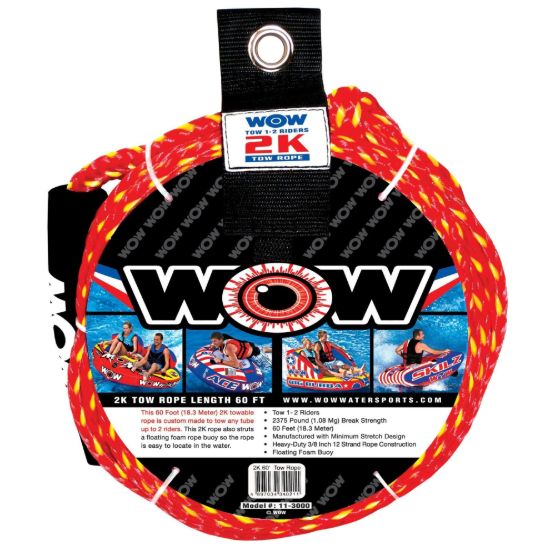 WOW SPORTS 2K 60' TOW ROPE - 113000