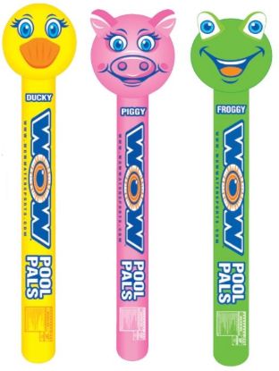 WOW SPORTS POOL PALS ASSORT 12PK - W/POS PKG - 172050