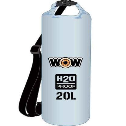 WOW SPORTS H2O PROOF 20L DRYBAG CLEAR - 185080C
