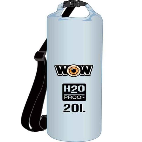 WOW SPORTS H2O PROOF 20L DRYBAG CLEAR - 185080C