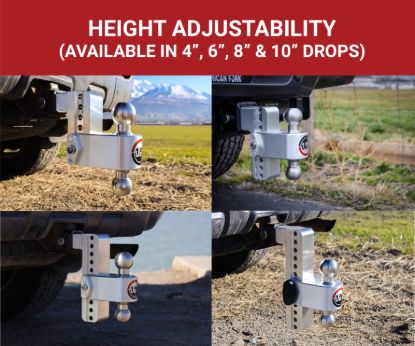 WEIGH SAFE 6INDROP T/OBALL3INSHANK - LTB63