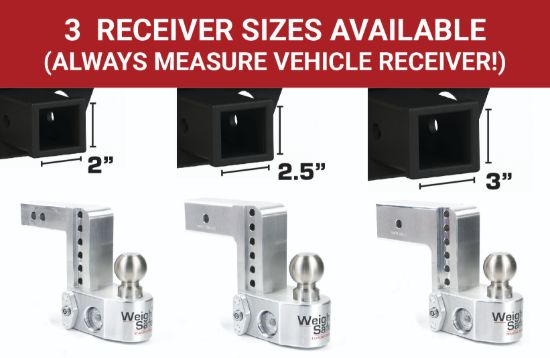 WEIGH SAFE WEIGH SAFE 4' DROP HITCH W/ 2.5' SH - WS62KA