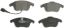WAGNER BRAKE QUICKSTOP SEMI-MET  PADS - ZX1375
