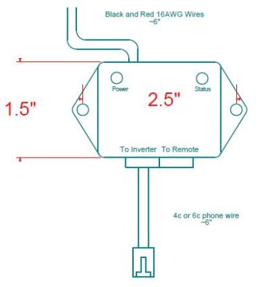XANTREX LLC 12V SWITCH CONNECTOR FOR PROWATT SW - 808900101