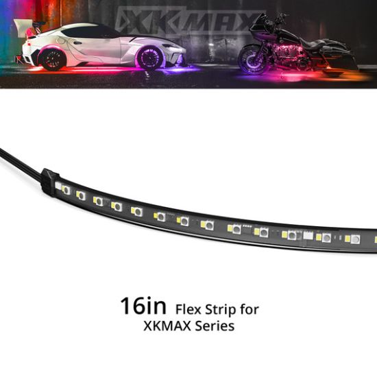 XK GLOW XKMAX 16IN RGBW FLEXIBLE MOTORCYCLE - MXS16