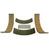 Picture of Crown Automotive Jeep Replacement Drum Brake Shoe Facing Kit - 116600