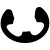 Picture of Crown Automotive Jeep Replacement 4WD Actuator Fork Snap Ring - 4137728