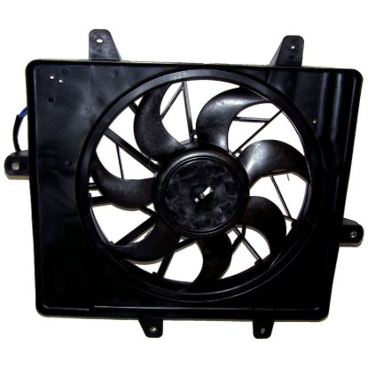 Picture of Crown Automotive Jeep Replacement Engine Cooling Fan Assembly - 5017407AB