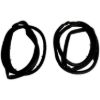 Picture of Crown Automotive Jeep Replacement Door Seal Kit - 5017462K