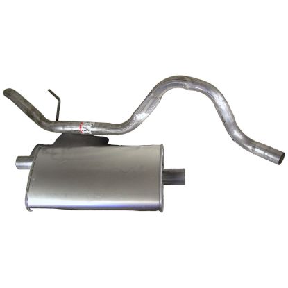 Picture of Crown Automotive Jeep Replacement Exhaust Muffler and Pipe Assembly - 52018162