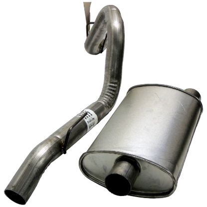 Picture of Crown Automotive Jeep Replacement Exhaust Muffler and Pipe Assembly - 52019135