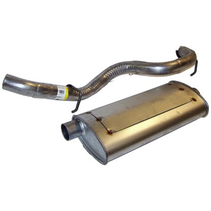 Picture of Crown Automotive Jeep Replacement Exhaust Muffler and Pipe Assembly - 52019241AC