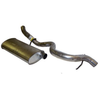 Picture of Crown Automotive Jeep Replacement Exhaust Muffler and Pipe Assembly - 52019241AC