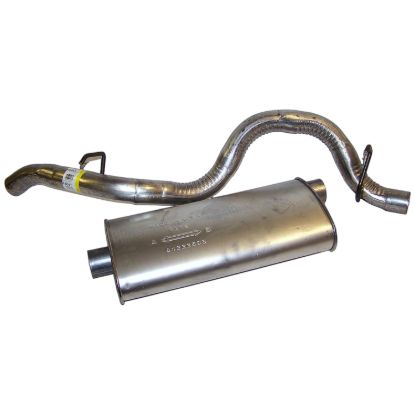 Picture of Crown Automotive Jeep Replacement Exhaust Muffler and Pipe Assembly - 52019241AC