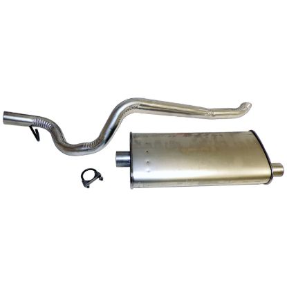 Picture of Crown Automotive Jeep Replacement Exhaust Muffler and Pipe Assembly - 52022039