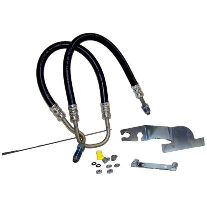 Picture of Crown Automotive Jeep Replacement Power Steering Pressure Hose - 52128940AF